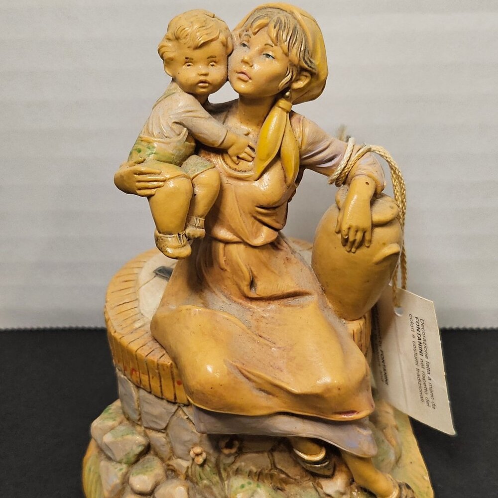 Fontanini Nativity Ariel With Baby Christmas First Edition Pezzo Collezione